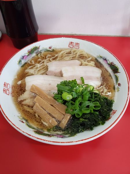 「中華そば・あおさのり」@中華そば 竹千代の写真