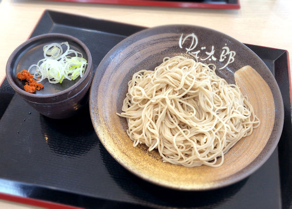 「もりそば(380円)+大盛り(クーポン)」@ゆで太郎 西岡3条店の写真