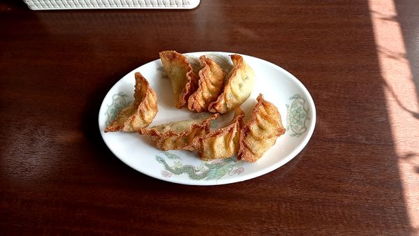「揚げギョーザ」@中華・喫茶 シルクの写真