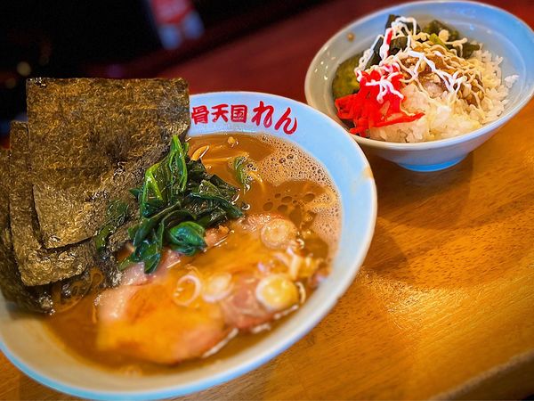 「豚骨天国 800円」@豚骨らーめん れんの写真