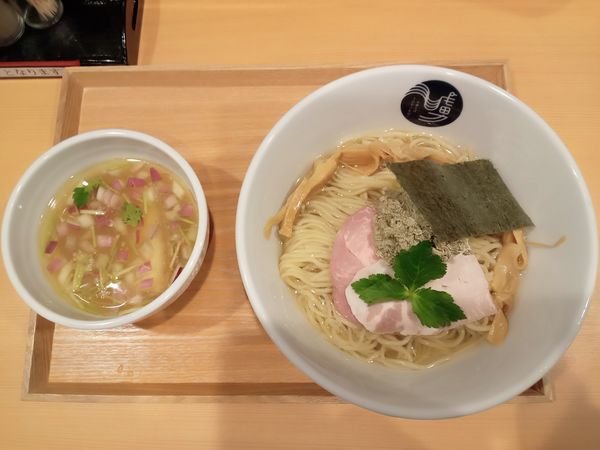 「昆布水塩つけそば」@中華そばTORIKOの写真