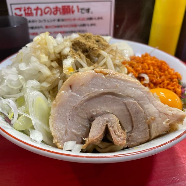 「まぜそば」@鷹の目 川口店の写真