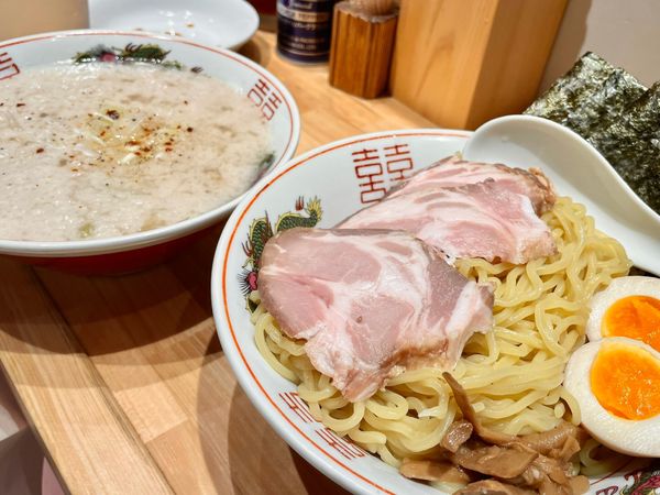 「特製つけ麺」@東京背脂ら~めん 麺王 渋谷本店の写真
