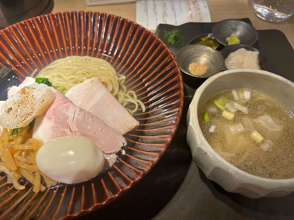 「特製帆立の昆布水つけ麺（白）1400円」@Tokyo Style Noodle ほたて日和の写真