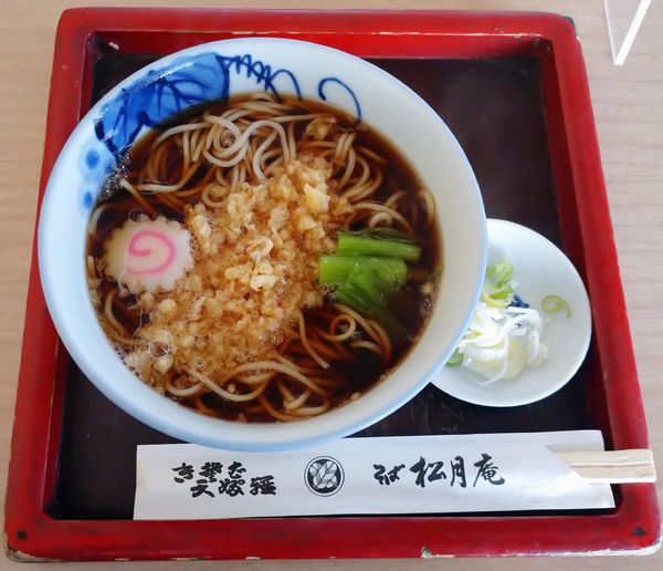 「たぬきそば（700円）」@きそば 松月庵の写真