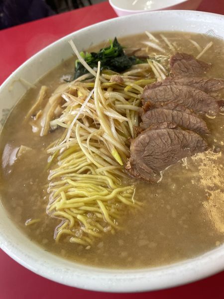 「ネギ味噌チャーシュー(大)」@ラーメンショップ 飯島店の写真