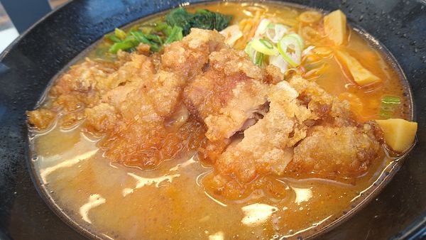 「山賊シビカラらーめん」@フードコート山美湖の写真