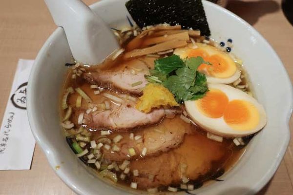 「ちゃーしゅうめん　1,100円＋縁たま　150円」@与ろゐ屋の写真