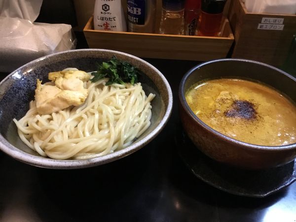 「バターチキンカレーつけ麺 880円⇒930円」@らぁ麺家康 千城台店の写真
