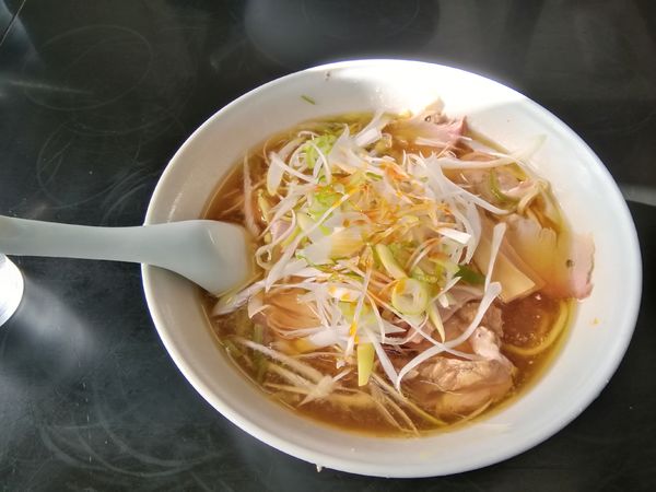 「手打ネギチャーシューメン(1078円)」@手打 焔の写真