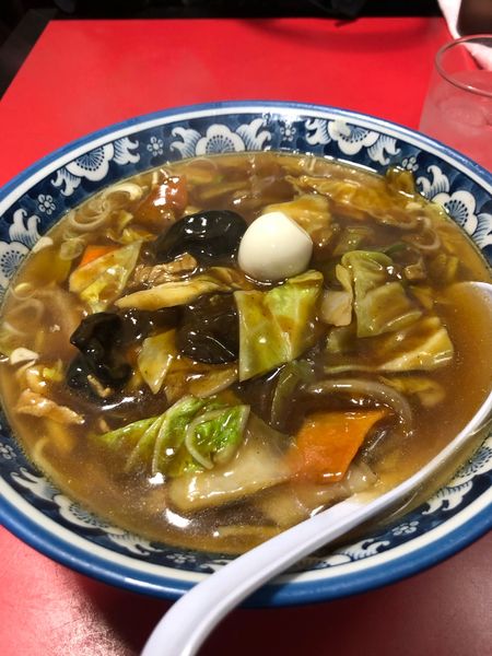 「天鳳ラーメンセット　1100円」@空港ラーメン 天鳳の写真