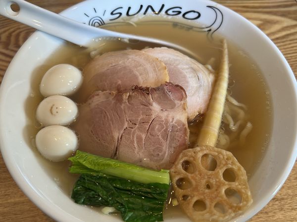 「潮らぁめん　どっちーも」@らぁ麺 SUNGOの写真