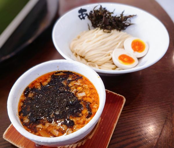 「赤チャチャ!!つけ麺」@ニボチャチャ！！ラーメン あらき軒の写真