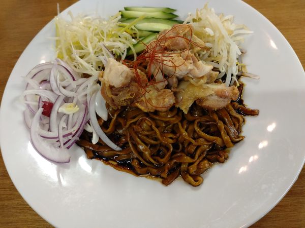 「ガンバン麵　９００円」@Noodle House Laundryの写真