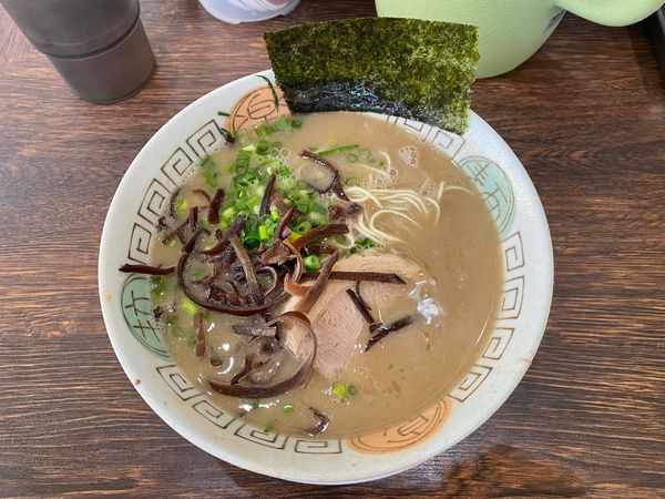 「らーめん　ハリガネ　油抜き」@博多長浜らーめん 楓神の写真