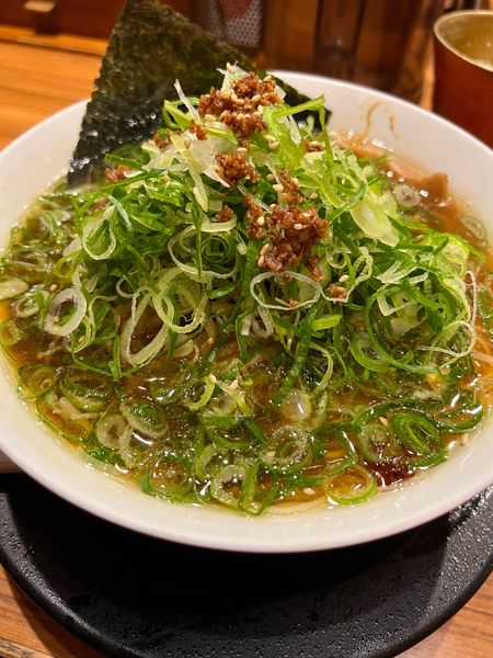 「肉ねぎそば ＋ 煮干し和え麺」@麺や食堂 246号店の写真