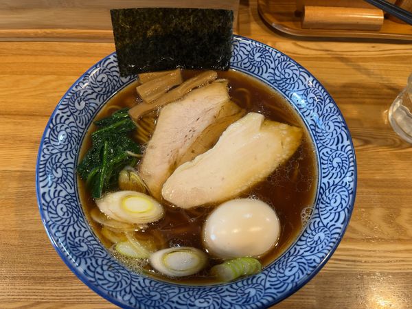 「味玉そば800円」@中華そば 瓢の写真