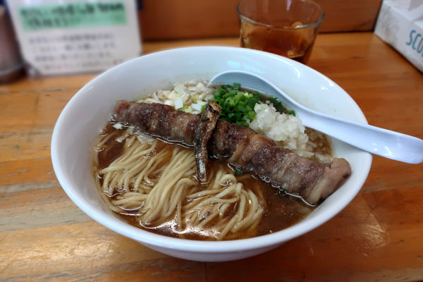 「牛と煮干しの醤油そば850円」@間借りらぁ麺 さかいさんの写真