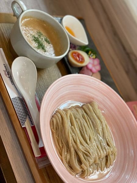 「つけそば＋リゾット」@えびそば 緋彩の写真