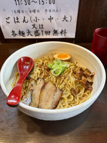 「『からし麺＋大盛り』」@ら～めん からしや 葛西本店の写真