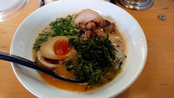 「鶏白湯 生からし 特製A」@麺場 鶏源 TORIGEN 黄金町店の写真