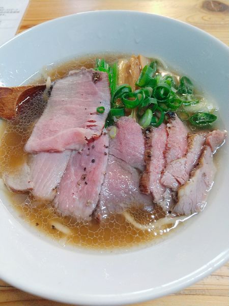 「牛骨あっさりラーメン（しょうゆ）」@麺榮 王様のラーメンの写真