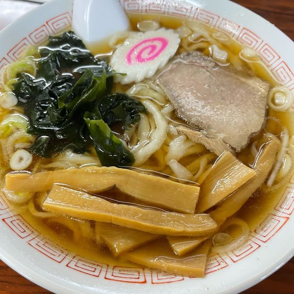 「ラーメン 500円」@手打ちラーメン つるや食堂の写真