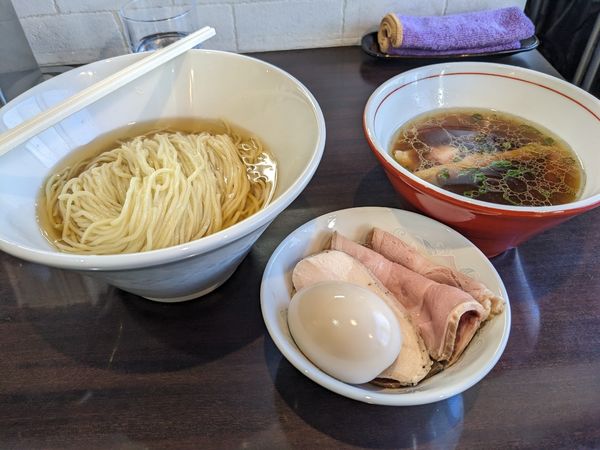 「特製煮干し水のつけそば（醤油）」@中華そば 馨の写真