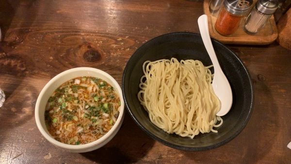 「つけ麺並盛り800」@鶏の穴の写真