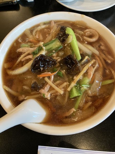 「搾菜肉絲麺」@蓬莱 HORAIの写真