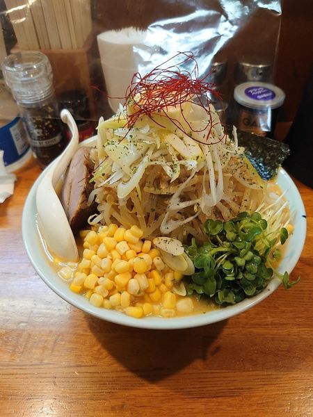 「とり清湯味噌コーンバター」@麺屋 鶏口の写真