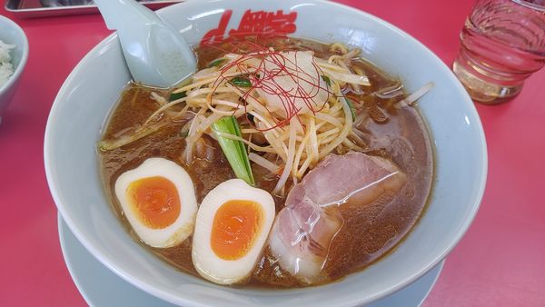 「期間限定　熟成味噌もやしラーメン」@山岡家 松本店の写真