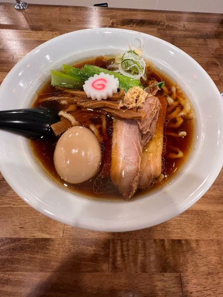 「中華そばと味玉　850＋120」@拉麺アイオイの写真