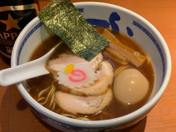 「スペシャル（醤油）」@たけちゃんにぼしらーめん 調布店の写真