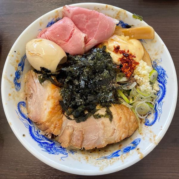 「たれそば並 豚増し 味玉」@それいけ！たかちゃんラーメンの写真