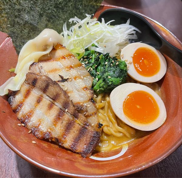 「特製カレー油そば」@しゅういち 恵比寿店の写真