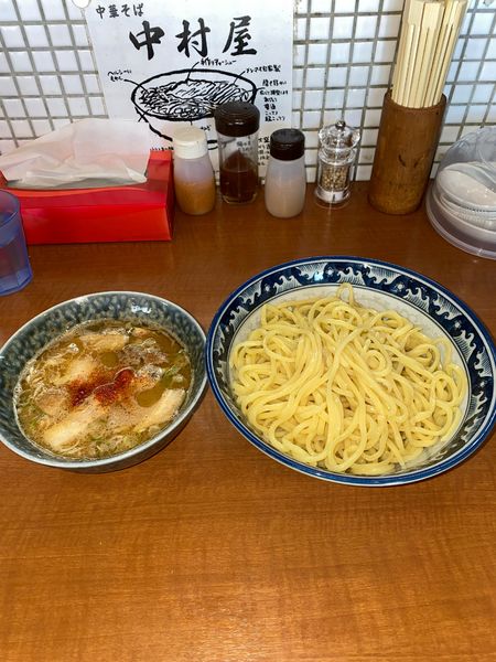 「つけめん2玉味付玉子¥1,280円」@中華そば 中村屋の写真