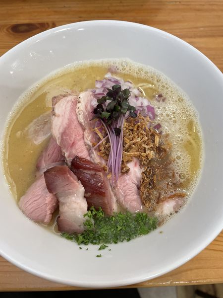 「濃厚鶏蕎麦+チャーシュー+味玉」@アメノオトの写真