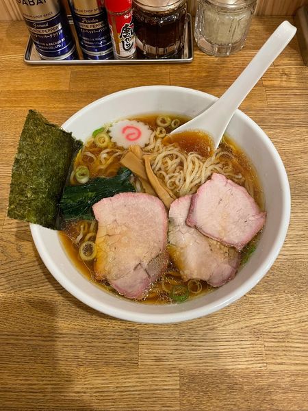 「手打中華(850円)」@白河中華そば こすがの写真