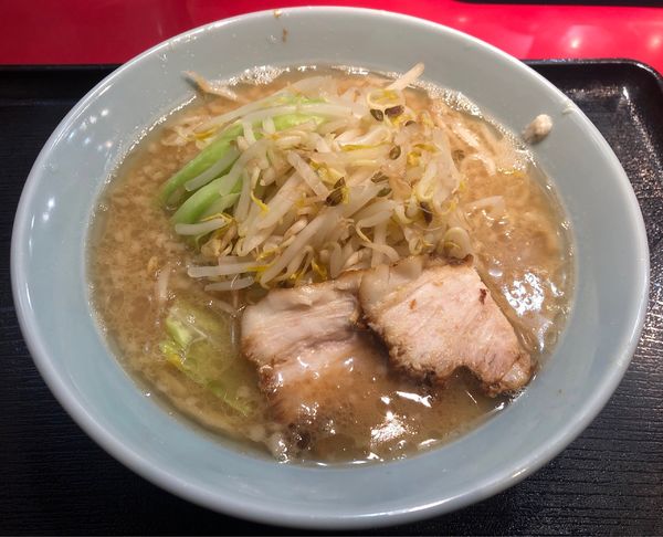 「大麺（麺半分）」@らーめん 大山 水戸店の写真