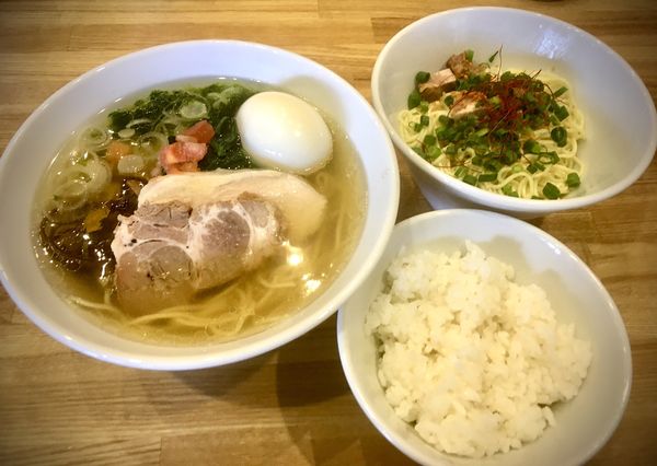 「特製鰹昆布出汁そば(1080¥)」@Noodles Labo 香蕎庵の写真