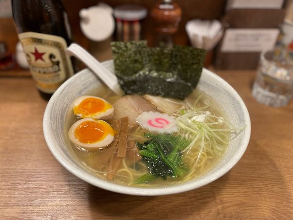 「徳・塩そば　¥890」@泉岳寺 らーめん徳の写真