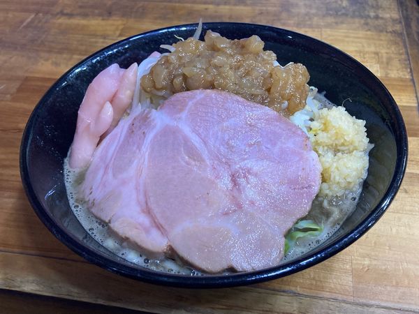 「にぼG・中、岩下の新生姜」@めんや天夢の写真