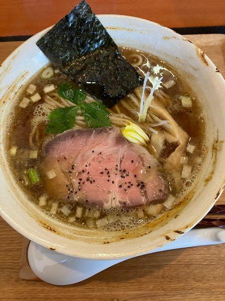 「中華そば吟醸煮干し　900円」@麺屋 轍 豊川店の写真