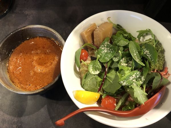 「EBIトマトつけ麺1150円」@つけ麺 GAKUの写真