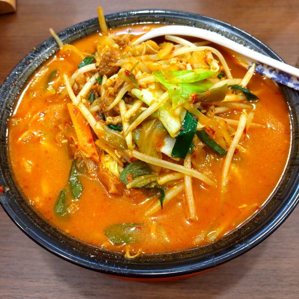 「辛味噌らぁ麺(¥600)」@中華食堂 一番館 蒲田店の写真