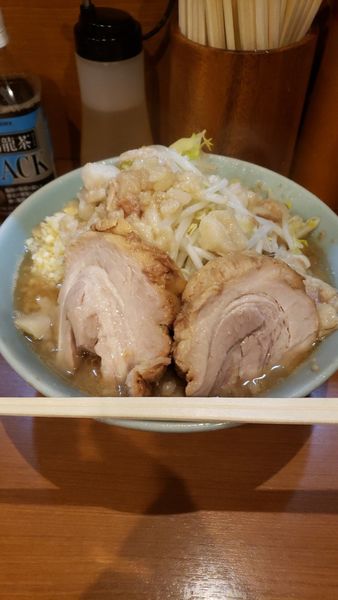 「小ラーメン野菜増しニンニクアブラ」@ラーメンBoo Boo太郎。の写真