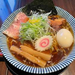 魚介中華そば@800+味玉@100