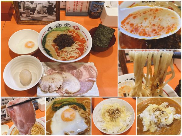 「【限定】伝説のww担々麺＋豚券・温玉・のり・味玉・炙りチーズご飯」@ちばからの写真