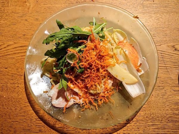 「【一日限定】一年熟成自家製カラスミの和え麺」@海老丸らーめんの写真